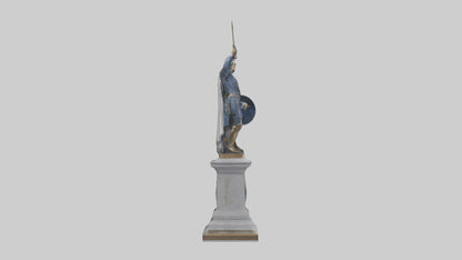 Independence Hero statue model VR / AR / low-poly