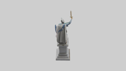 Independence Hero statue model VR / AR / low-poly
