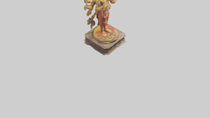 3D model Indian God statue model VR / AR / low-poly