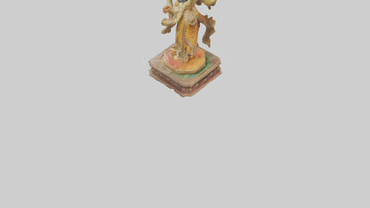 3D model Indian God statue model VR / AR / low-poly