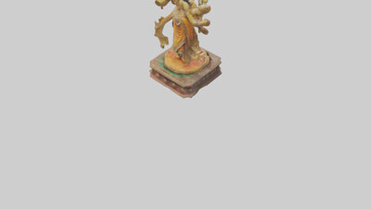 3D model Indian God statue model VR / AR / low-poly