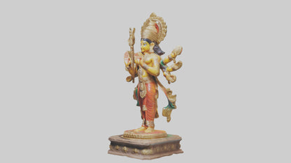 3D model Indian God statue model VR / AR / low-poly