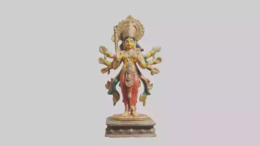 3D model Indian God statue model VR / AR / low-poly