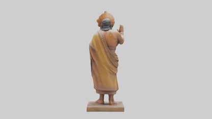 Indian Leader statue model VR / AR / low-poly