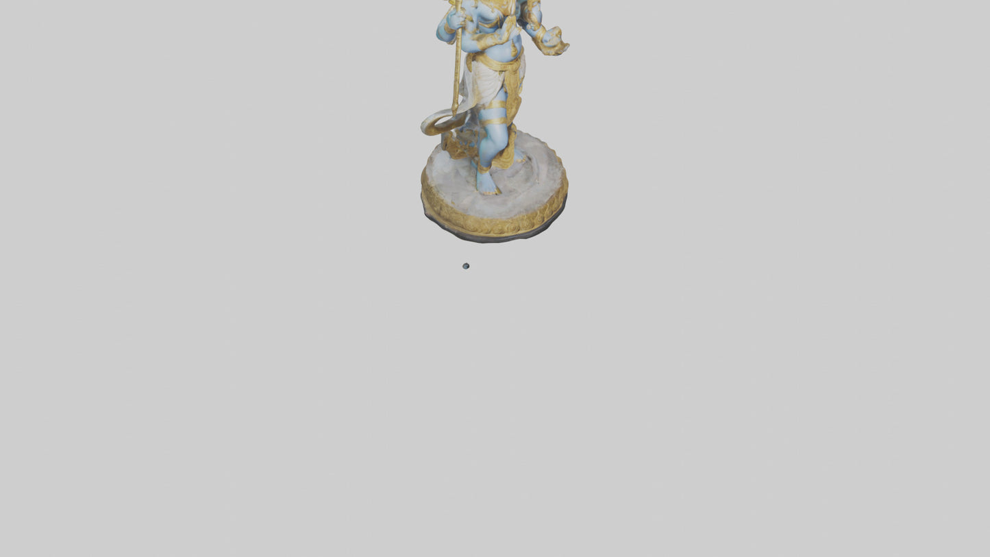 Indra statue model VR / AR / low-poly