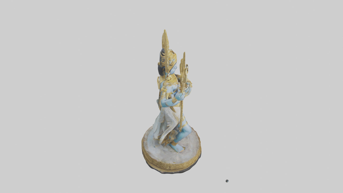 Indra statue model VR / AR / low-poly