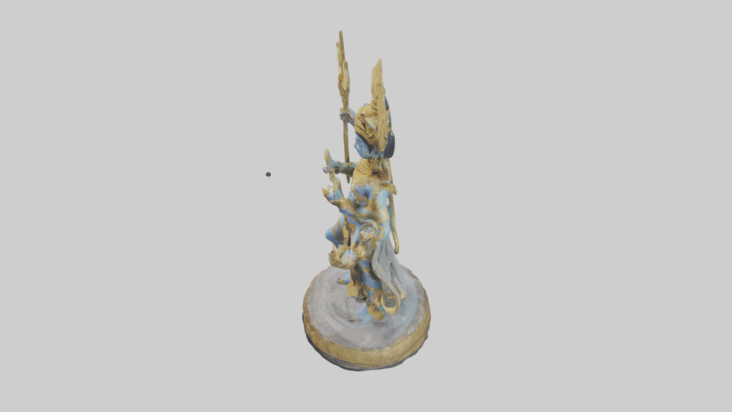Indra statue model VR / AR / low-poly