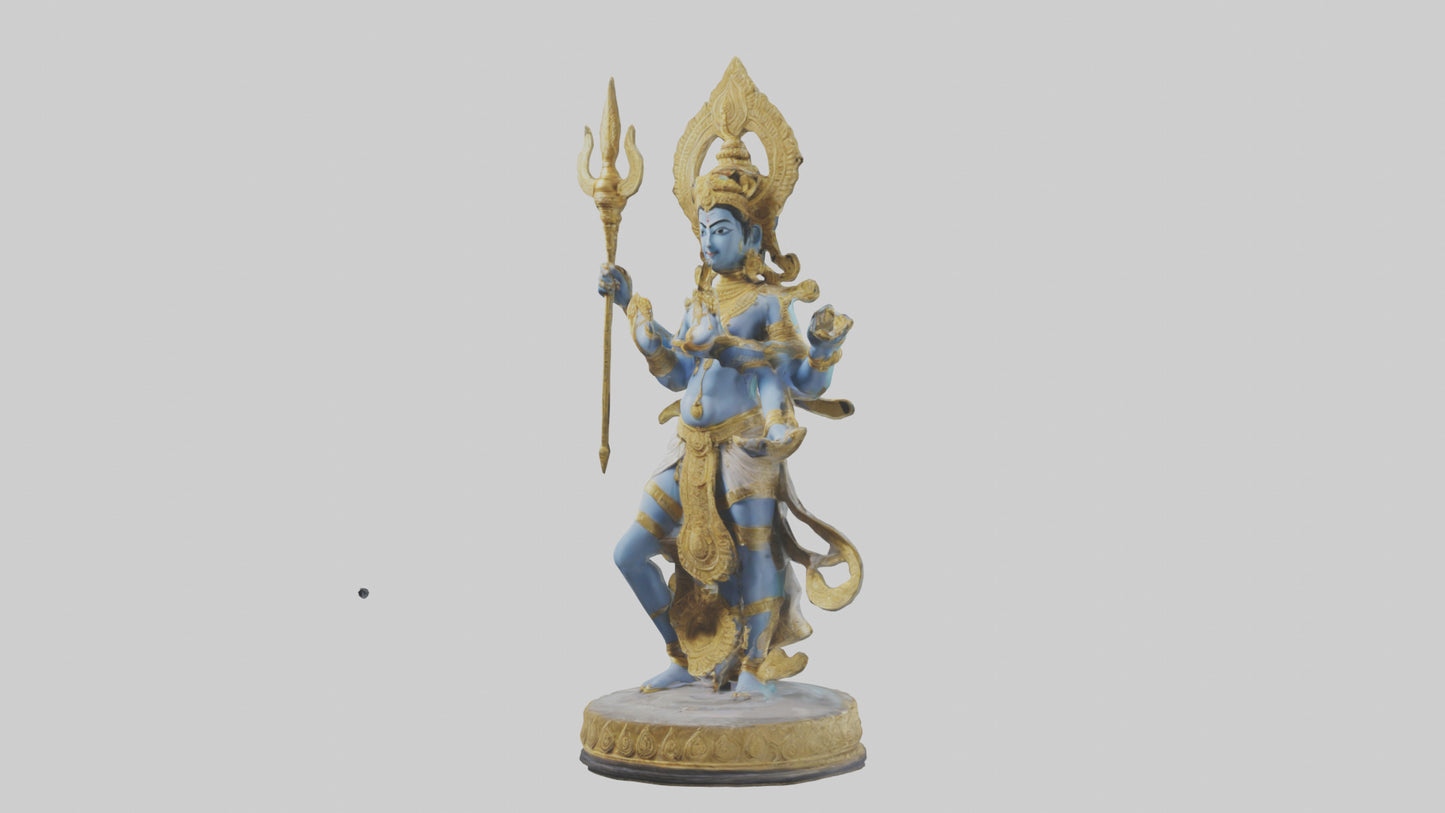 Indra statue model VR / AR / low-poly