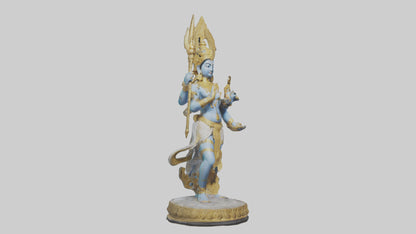 Indra statue model VR / AR / low-poly