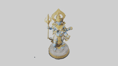 Indra statue model VR / AR / low-poly