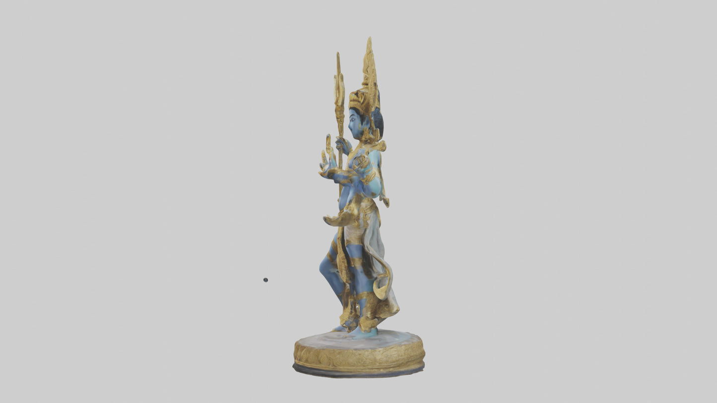 Indra statue model VR / AR / low-poly