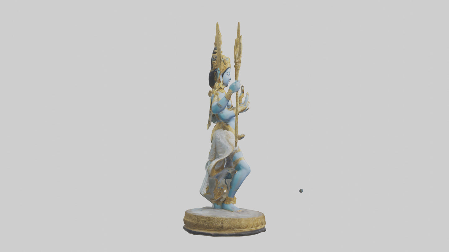 Indra statue model VR / AR / low-poly