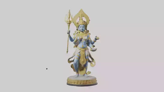 Indra statue model VR / AR / low-poly