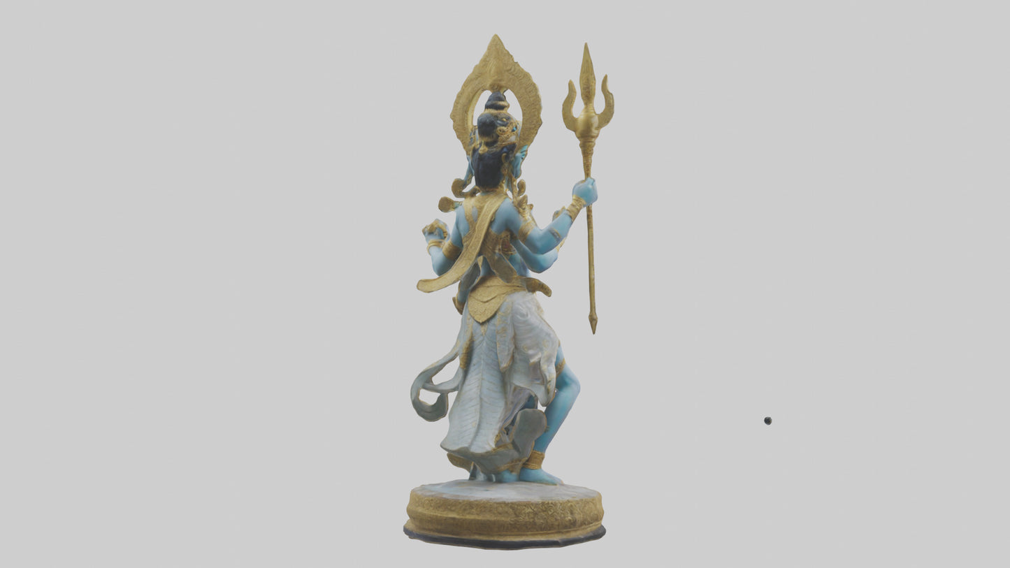 Indra statue model VR / AR / low-poly