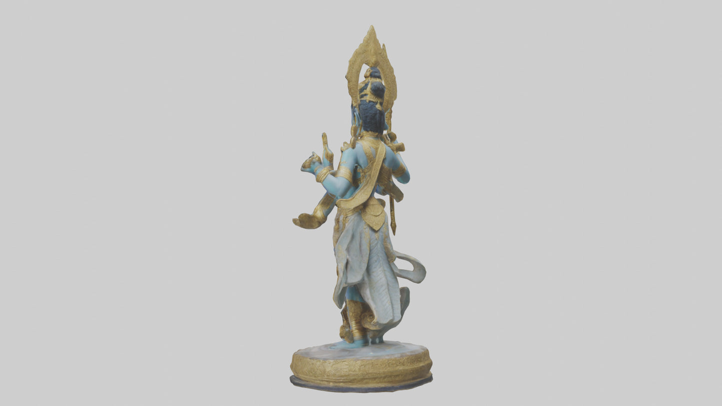 Indra statue model VR / AR / low-poly