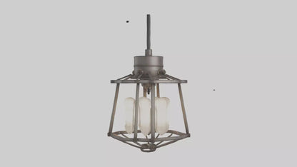 Industrialstyle light fixture model VR / AR / low-poly