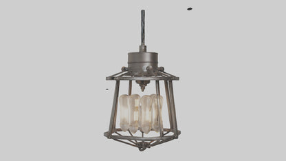 Industrialstyle light fixture model VR / AR / low-poly