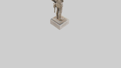 Infantry Memorial statue model VR / AR / low-poly