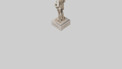 Infantry Memorial statue model VR / AR / low-poly