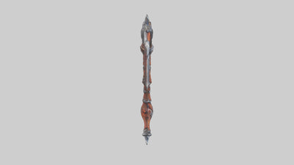 3D model Infernal Axe model VR / AR / low-poly