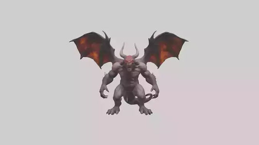 3D model Infernal Beast Model VR / AR / low-poly