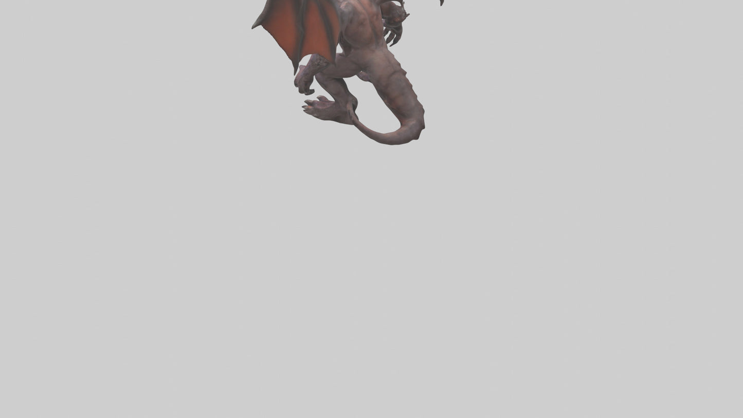 3D model Infernal Beast Model VR / AR / low-poly