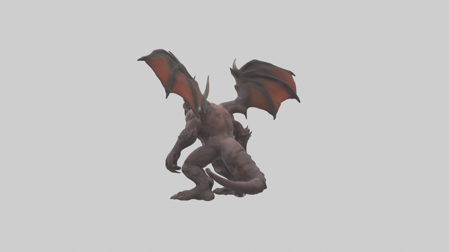 3D model Infernal Beast Model VR / AR / low-poly