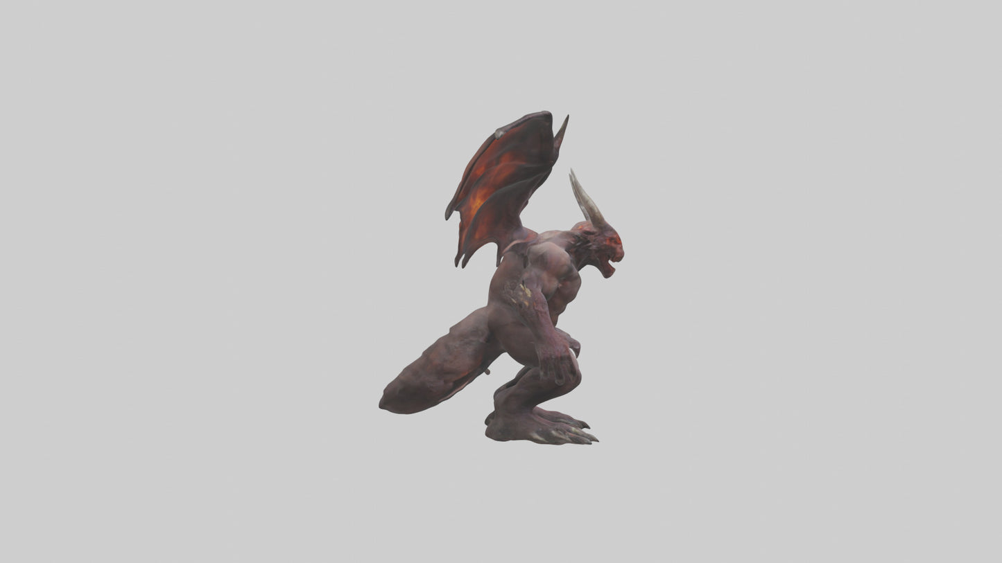 3D model Infernal Beast Model VR / AR / low-poly