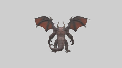 3D model Infernal Beast Model VR / AR / low-poly