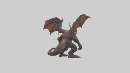 3D model Infernal Beast Model VR / AR / low-poly
