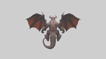 3D model Infernal Beast Model VR / AR / low-poly