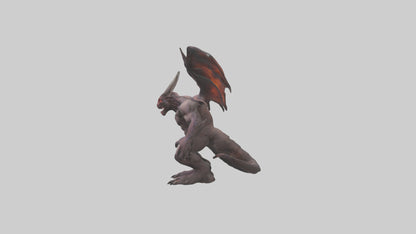 3D model Infernal Beast Model VR / AR / low-poly