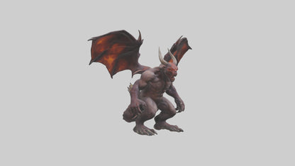 3D model Infernal Beast Model VR / AR / low-poly