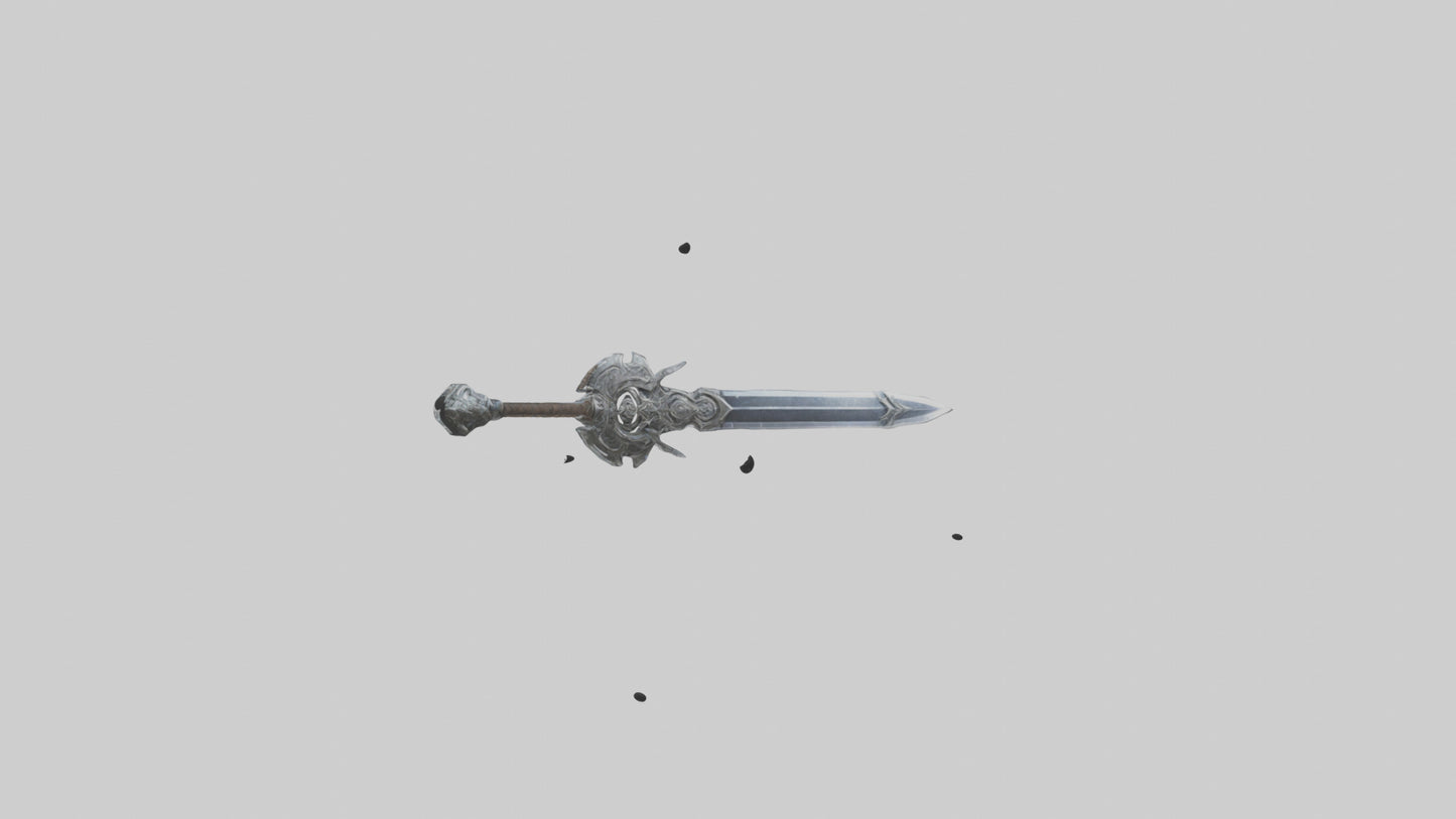 3D model Infinity Blade model VR / AR / low-poly