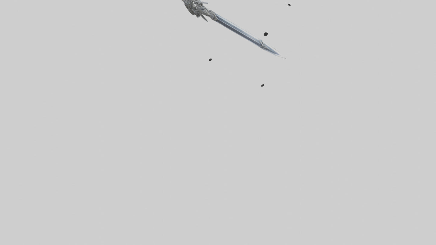 3D model Infinity Blade model VR / AR / low-poly