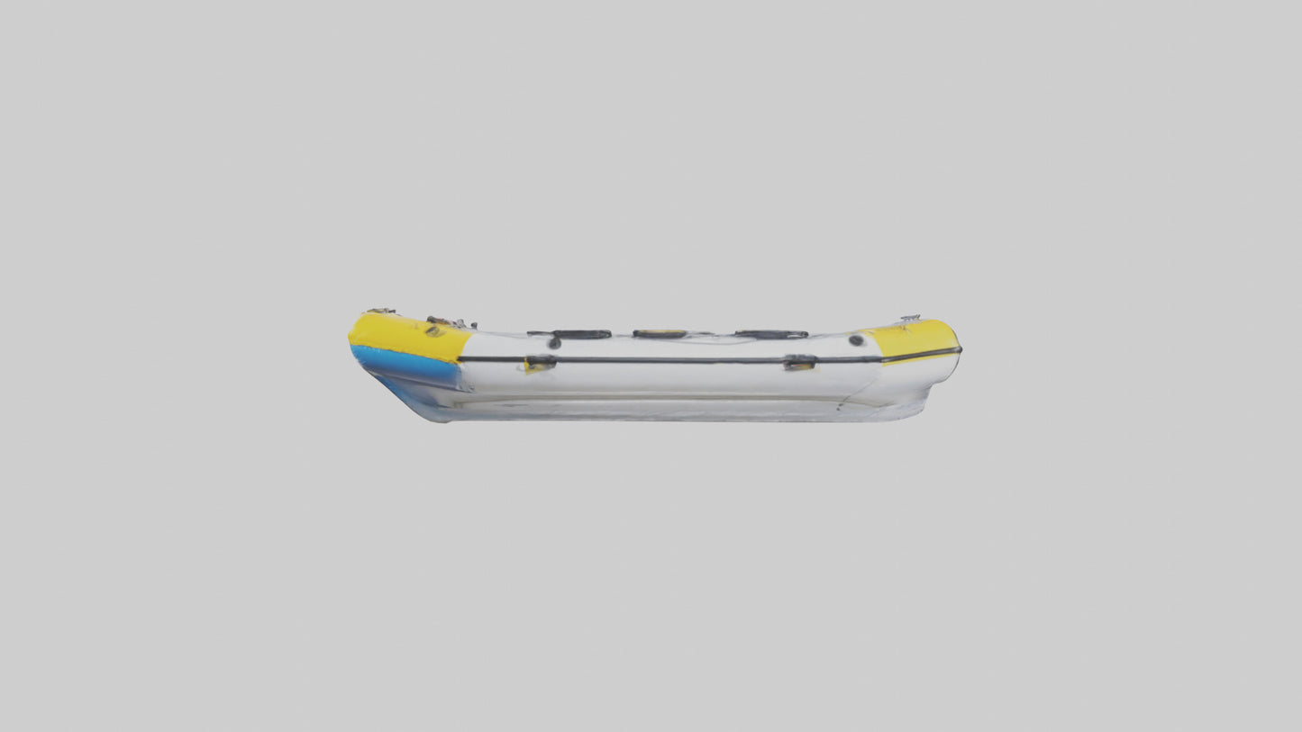 3D model Inflatable Boat model VR / AR / low-poly