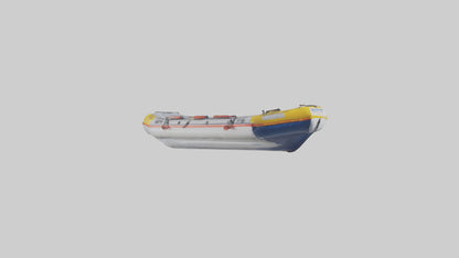 3D model Inflatable Boat model VR / AR / low-poly