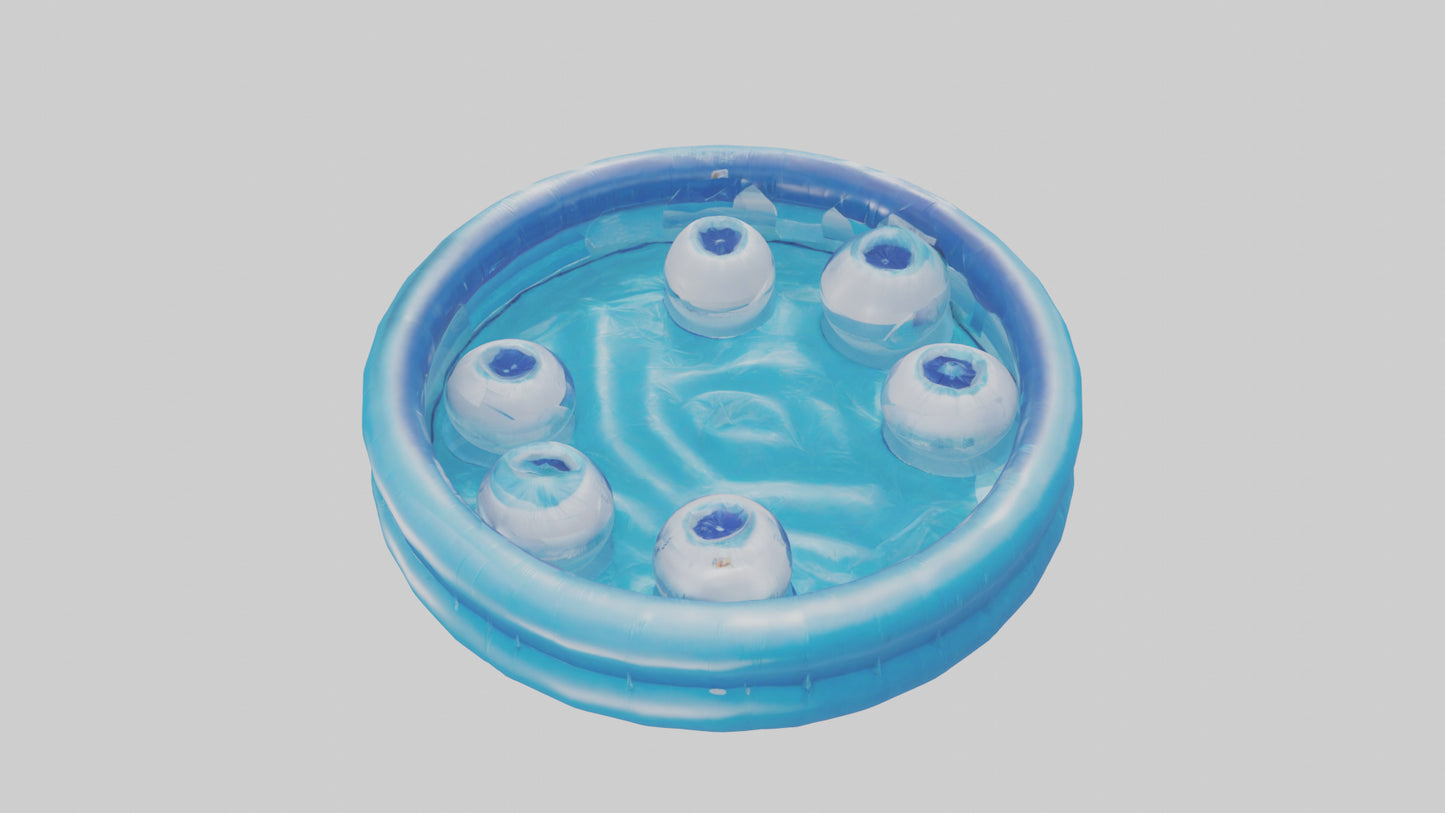 3D model Inflatable Pool model VR / AR / low-poly