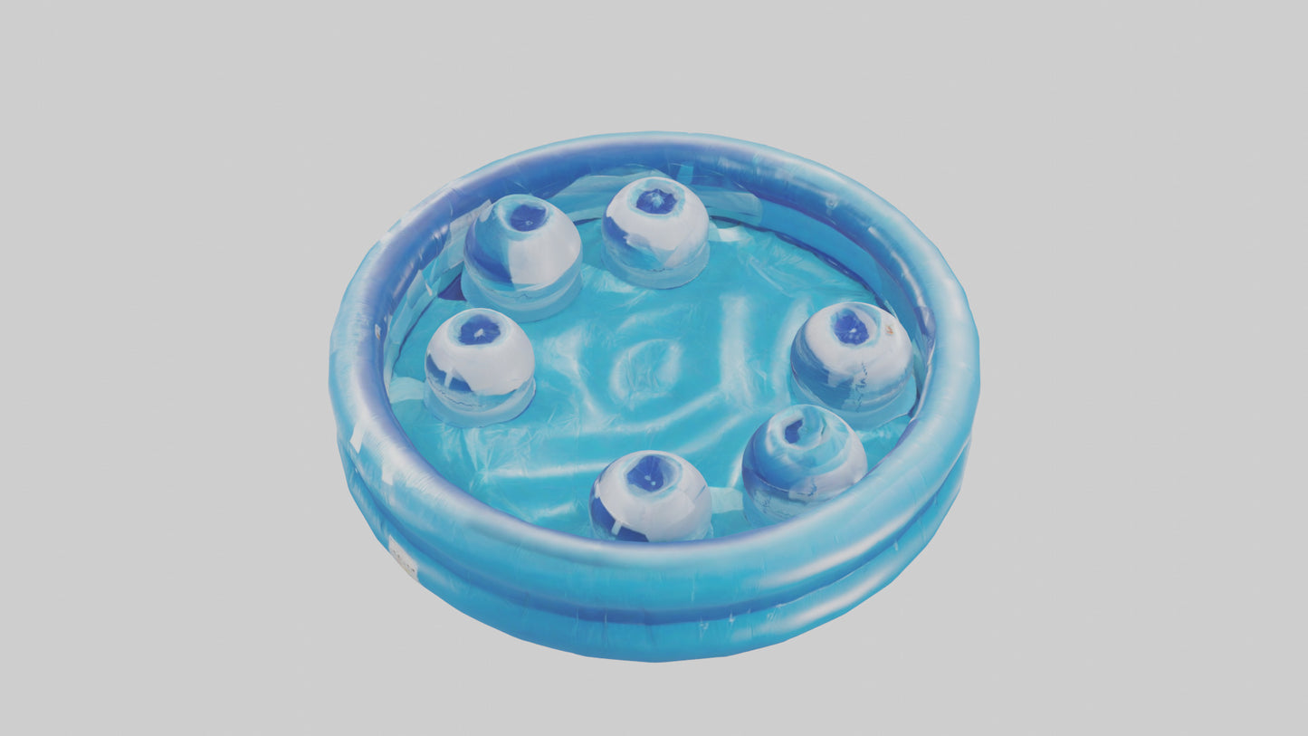 3D model Inflatable Pool model VR / AR / low-poly