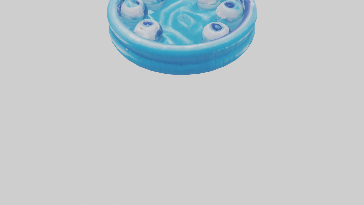 3D model Inflatable Pool model VR / AR / low-poly