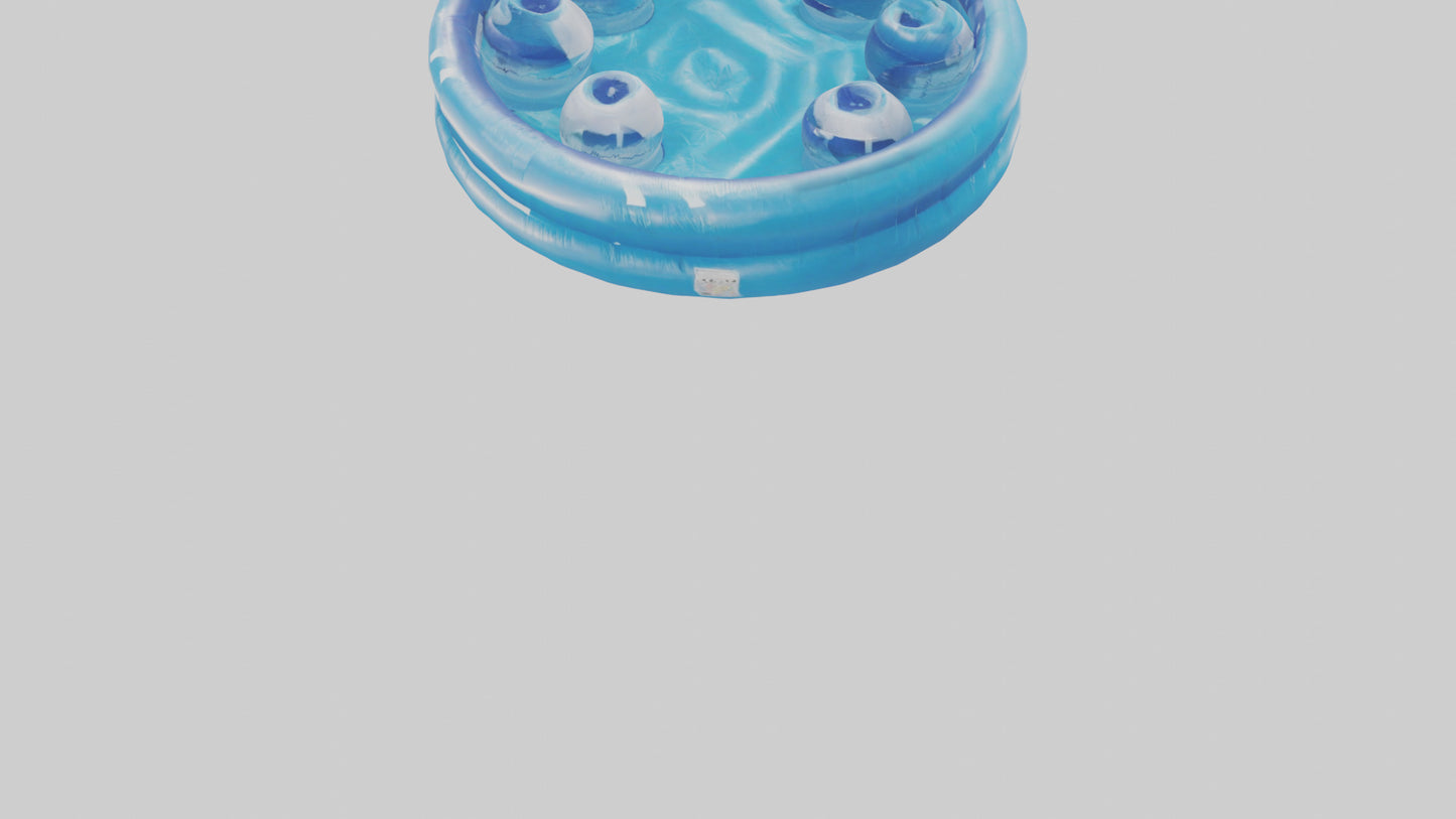3D model Inflatable Pool model VR / AR / low-poly