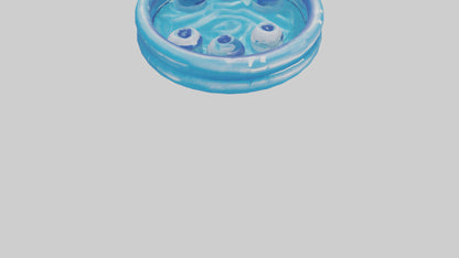 3D model Inflatable Pool model VR / AR / low-poly