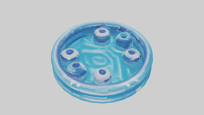 3D model Inflatable Pool model VR / AR / low-poly