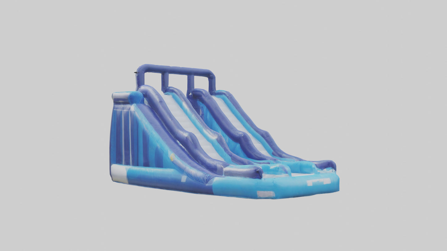 3D model Inflatable Water Slide model VR / AR / low-poly