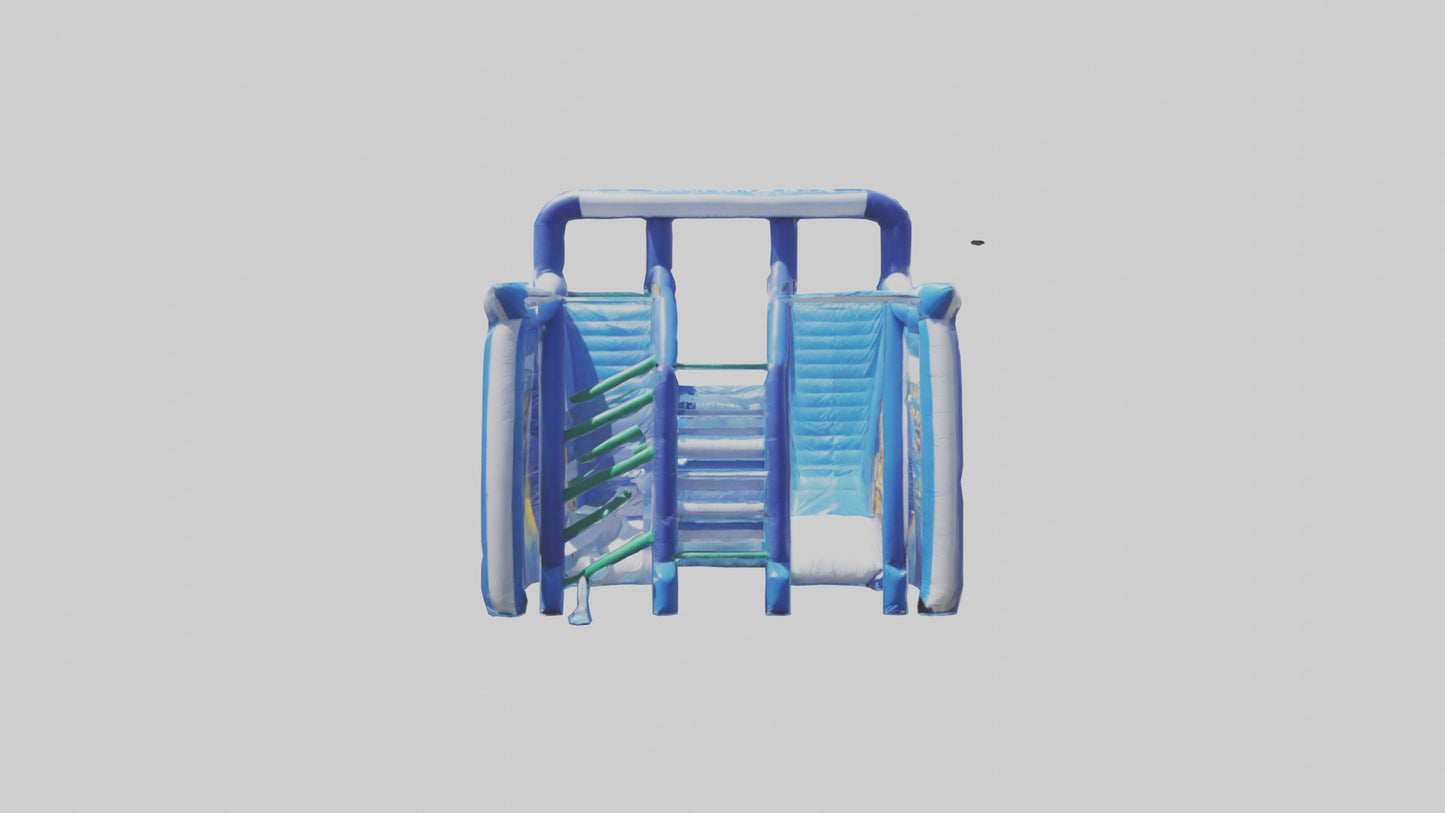 3D model Inflatable Water Slide model VR / AR / low-poly