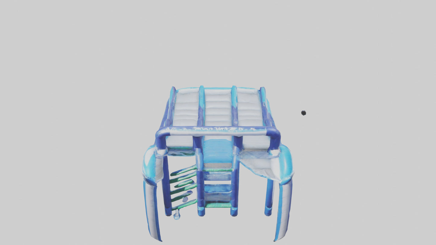 3D model Inflatable Water Slide model VR / AR / low-poly