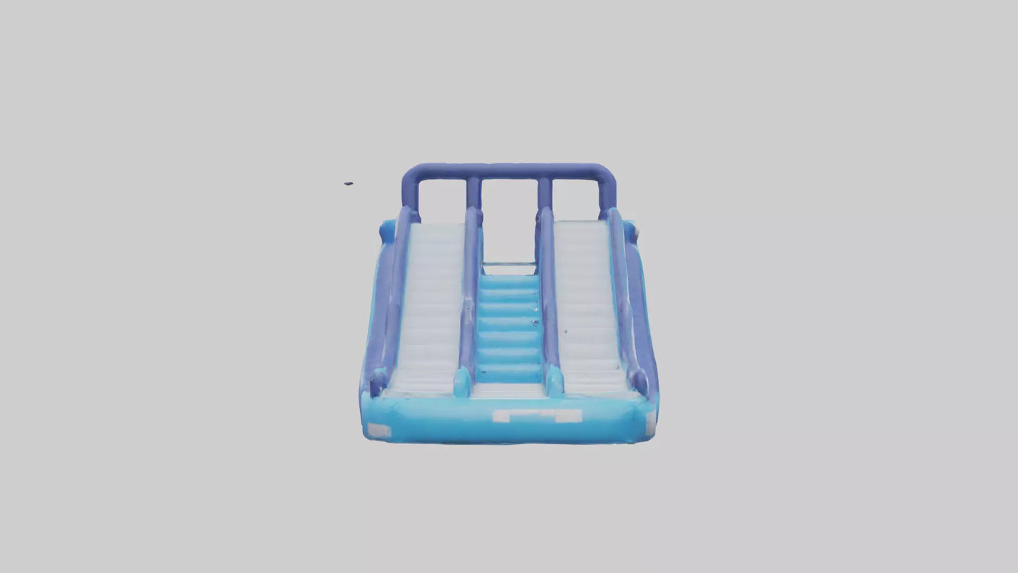 3D model Inflatable Water Slide model VR / AR / low-poly