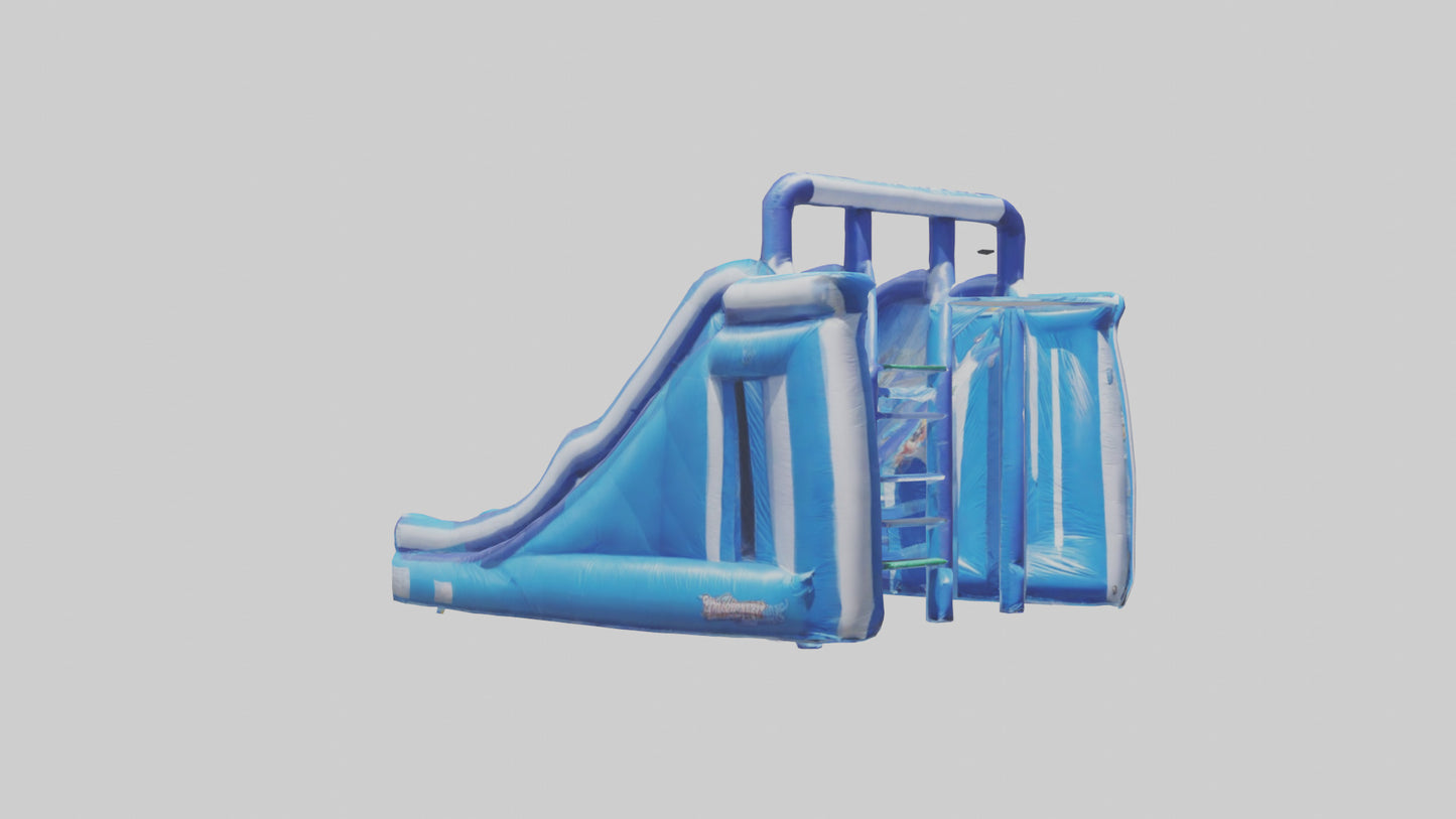 3D model Inflatable Water Slide model VR / AR / low-poly