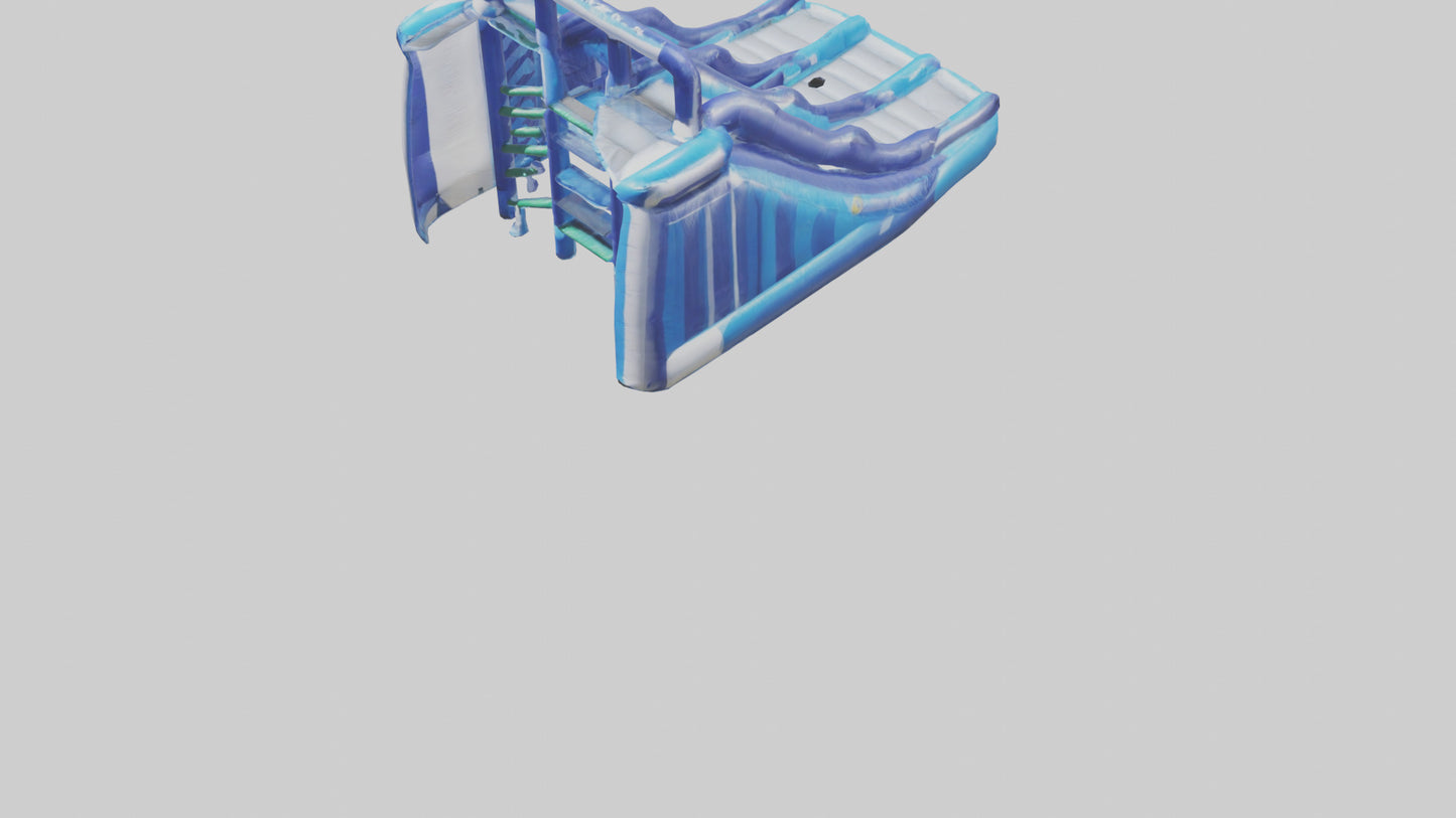 3D model Inflatable Water Slide model VR / AR / low-poly