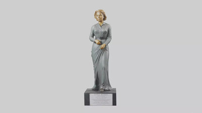 3D model Ingrid Bergman statue model VR / AR / low-poly